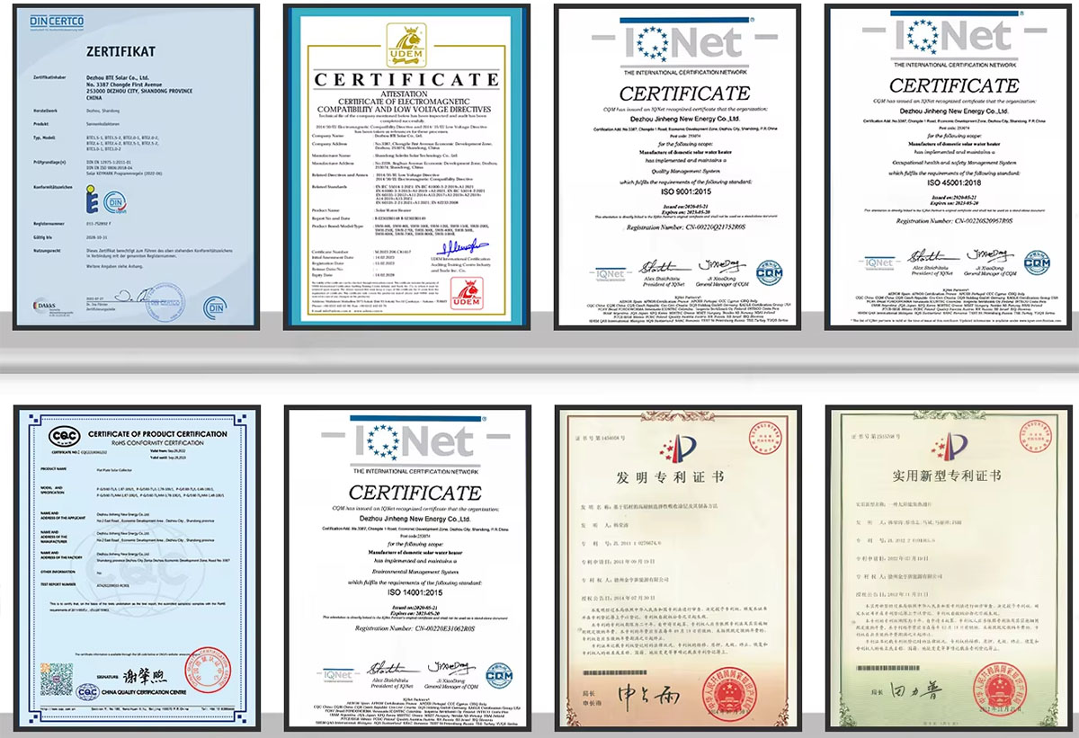 분할 가압 태양열 온수 시스템 분할 가압 태양열 온수 시스템